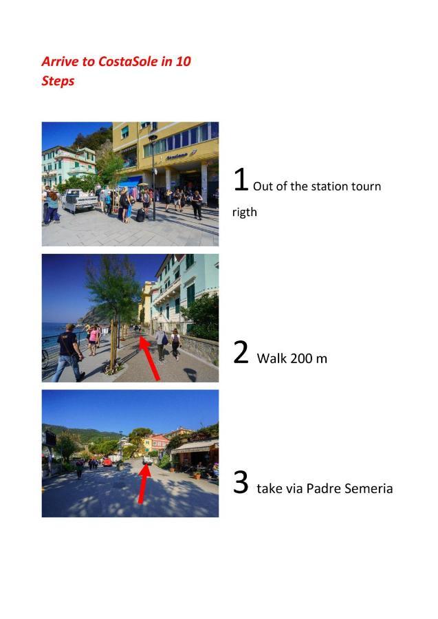 Costasole Daire Monterosso al Mare Dış mekan fotoğraf
